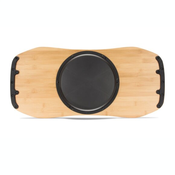 UPLIFT Bamboo Motion X Balance Board Rocker Wood Minimalist Kids Toy - Picture 4 of 7